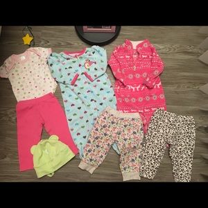 ❗️must bundle ❗️Baby girl clothes set 6-9 Month